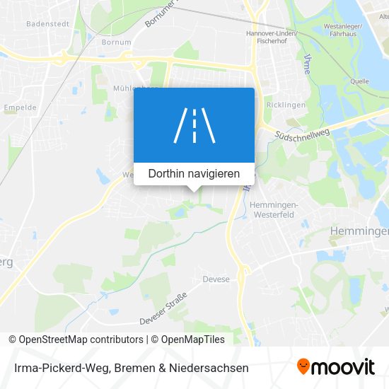 Irma-Pickerd-Weg Karte