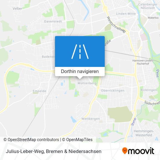 Julius-Leber-Weg Karte