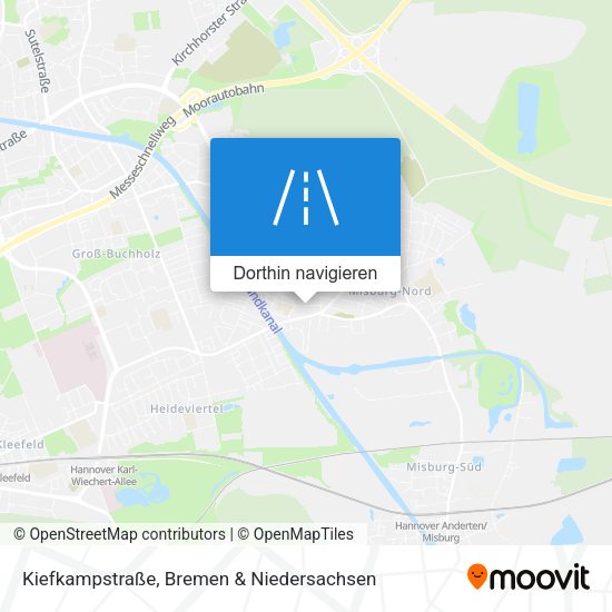 Kiefkampstraße Karte