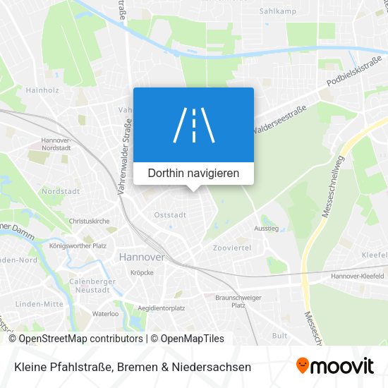 Kleine Pfahlstraße Karte