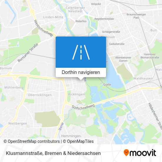 Klusmannstraße Karte