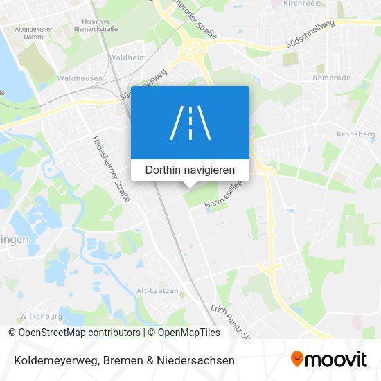 Koldemeyerweg Karte