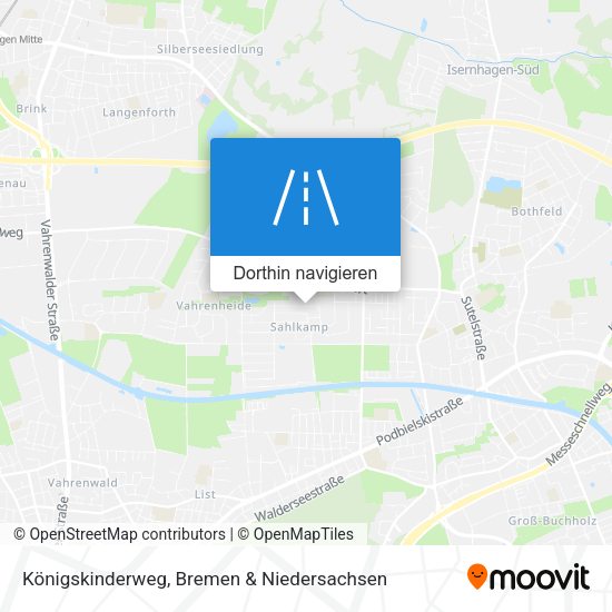 Königskinderweg Karte