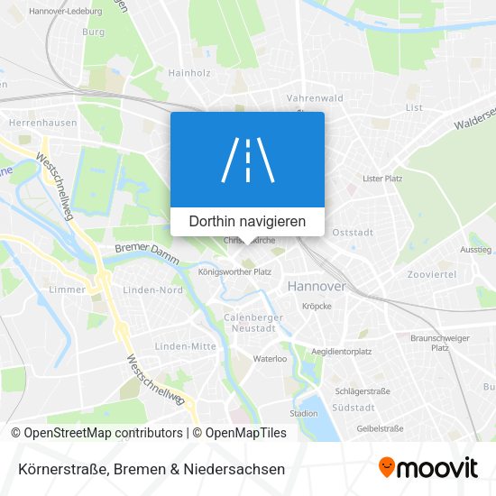 Körnerstraße Karte