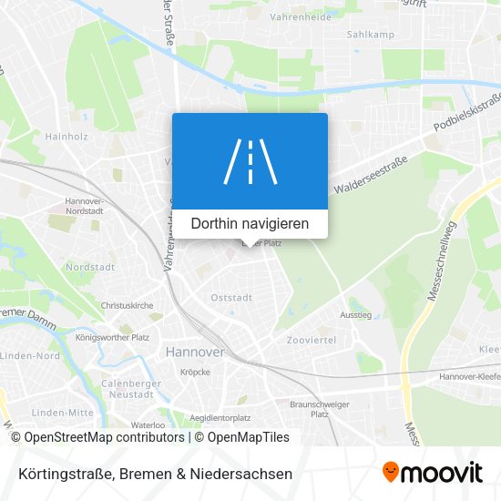 Körtingstraße Karte