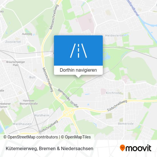 Kütemeierweg Karte