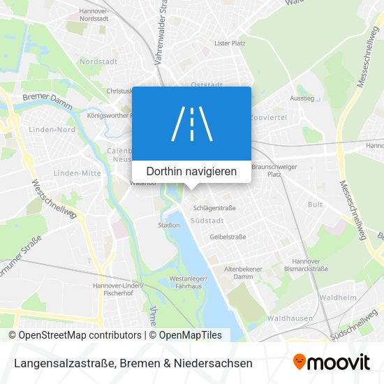 Langensalzastraße Karte