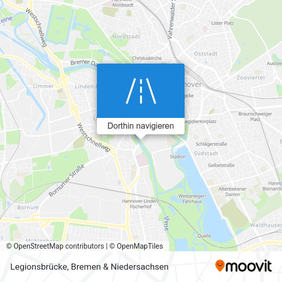 Legionsbrücke Karte