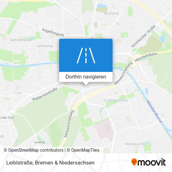 Leiblstraße Karte