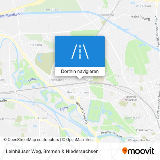 Leinhäuser Weg Karte