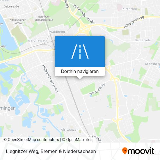 Liegnitzer Weg Karte