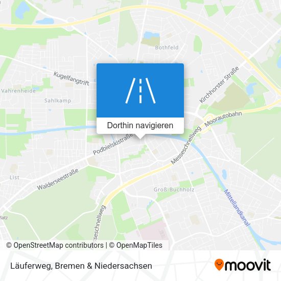 Läuferweg Karte