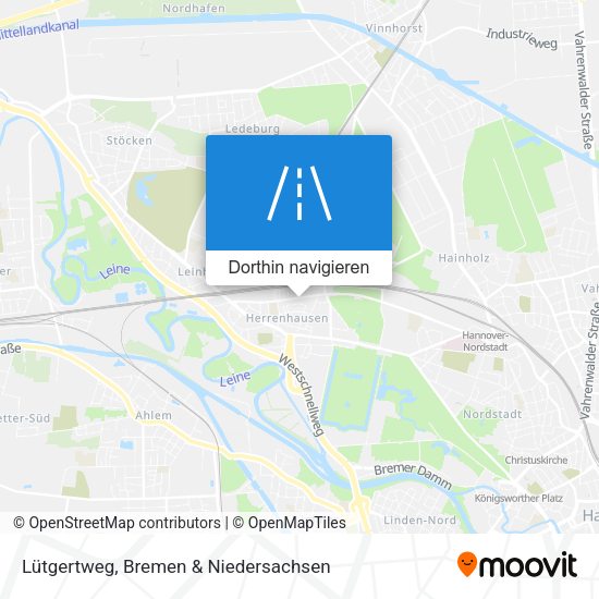 Lütgertweg Karte