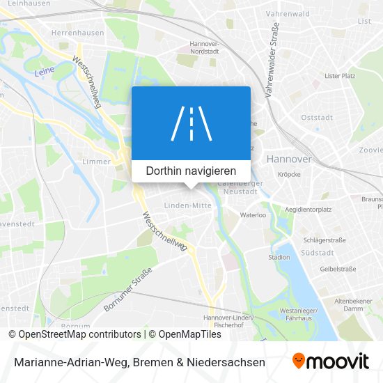 Marianne-Adrian-Weg Karte