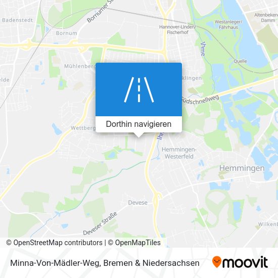 Minna-Von-Mädler-Weg Karte