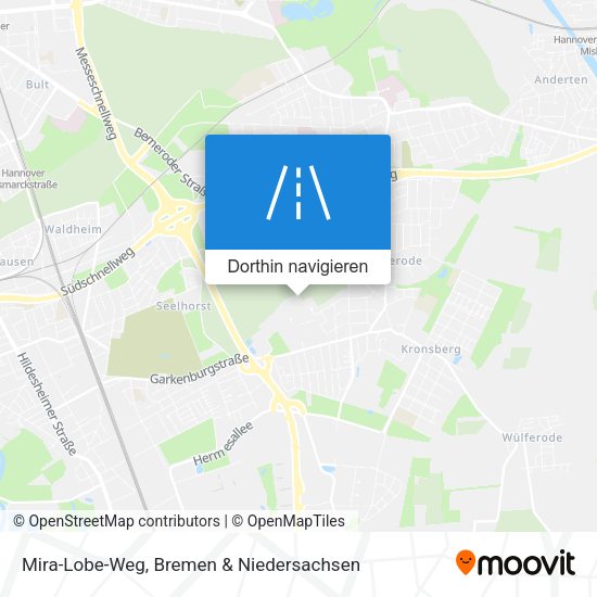 Mira-Lobe-Weg Karte