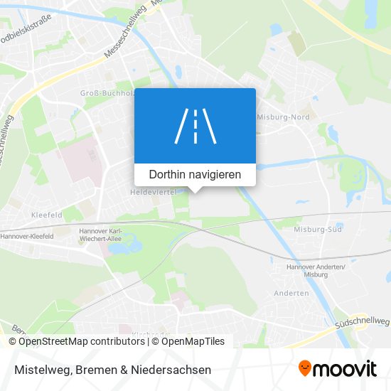 Mistelweg Karte