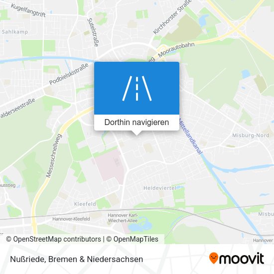 Nußriede Karte