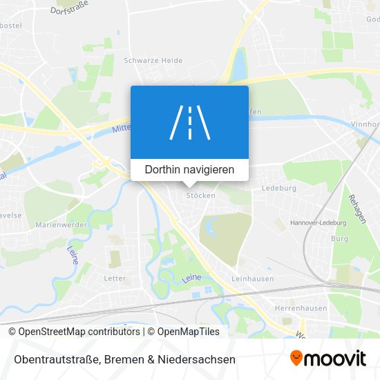 Obentrautstraße Karte