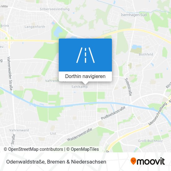 Odenwaldstraße Karte