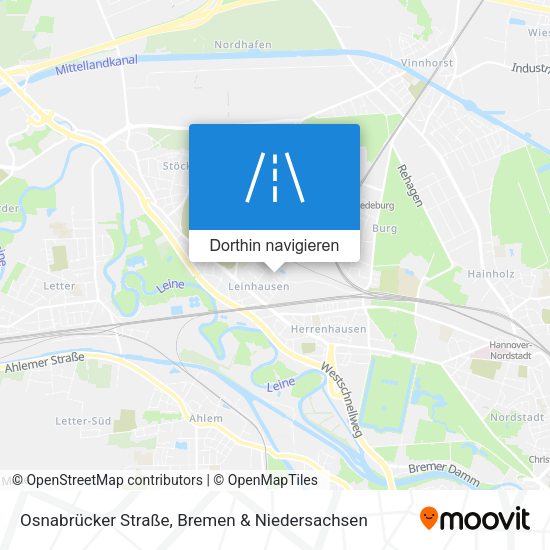 Osnabrücker Straße Karte