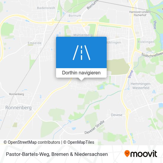 Pastor-Bartels-Weg Karte