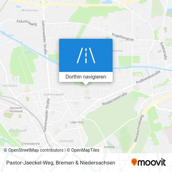 Pastor-Jaeckel-Weg Karte