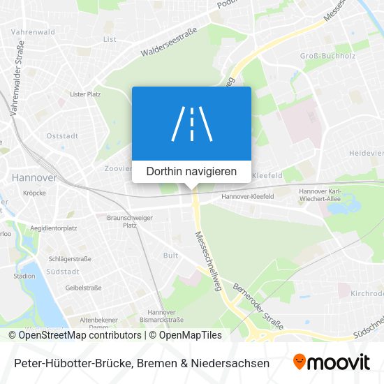 Peter-Hübotter-Brücke Karte