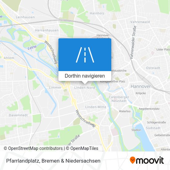 Pfarrlandplatz Karte