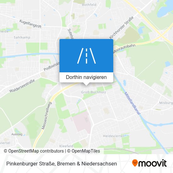Pinkenburger Straße Karte