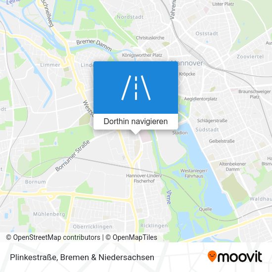 Plinkestraße Karte