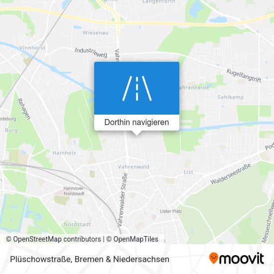 Plüschowstraße Karte