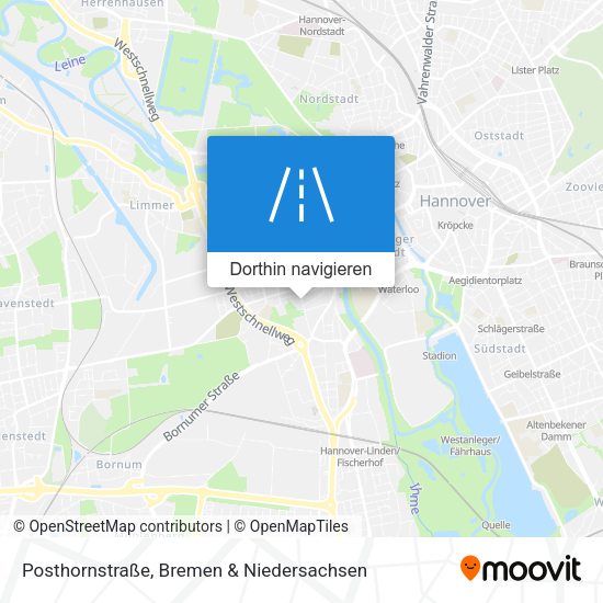 Posthornstraße Karte