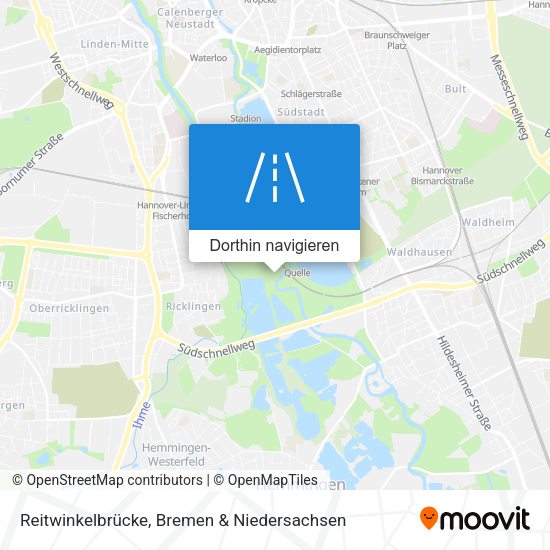 Reitwinkelbrücke Karte
