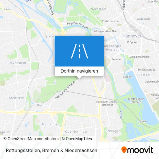 Rettungsstollen Karte