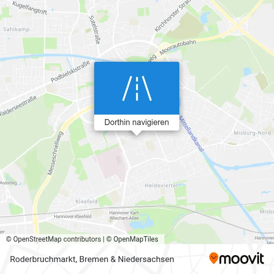 Roderbruchmarkt Karte