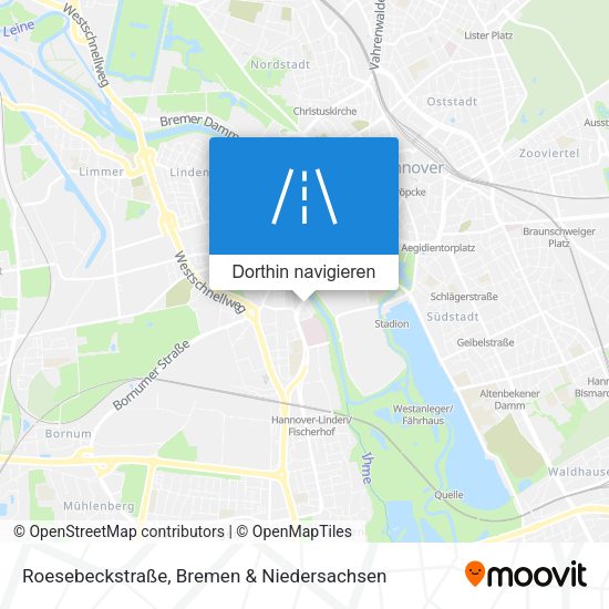 Roesebeckstraße Karte