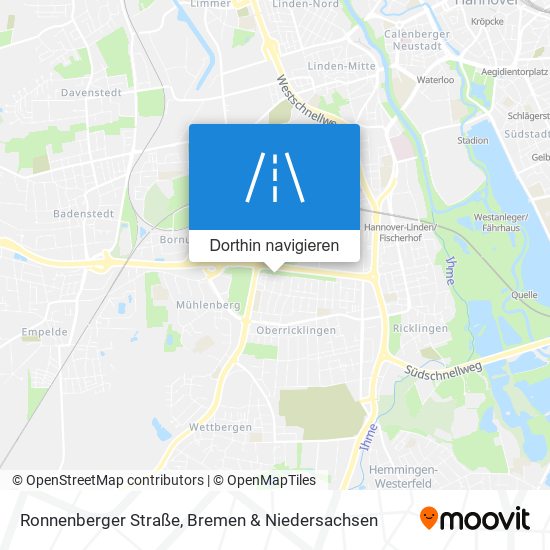 Ronnenberger Straße Karte