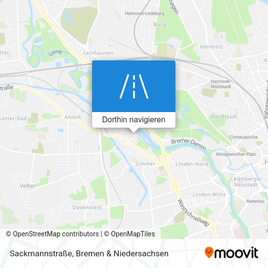 Sackmannstraße Karte