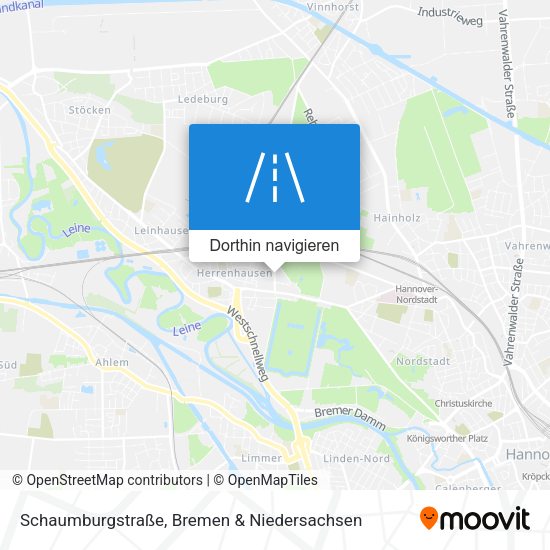 Schaumburgstraße Karte