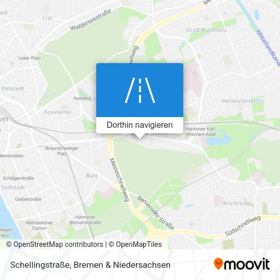 Schellingstraße Karte