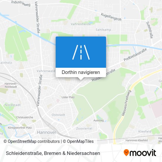 Schleidenstraße Karte