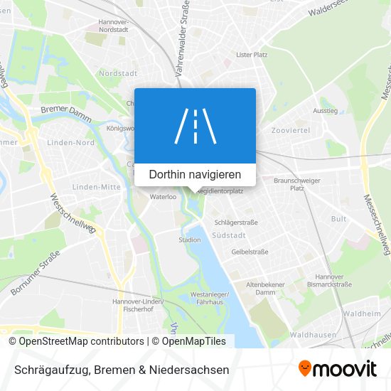 Schrägaufzug Karte