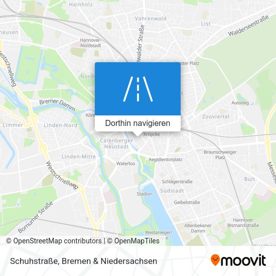 Schuhstraße Karte
