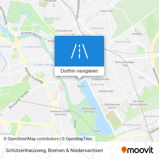 Schützenhausweg Karte