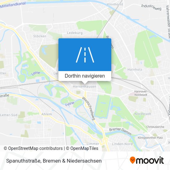 Spanuthstraße Karte