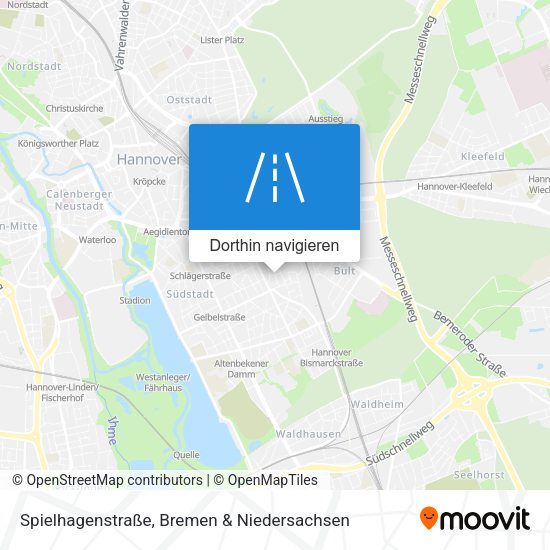 Spielhagenstraße Karte
