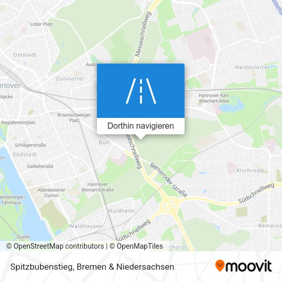 Spitzbubenstieg Karte