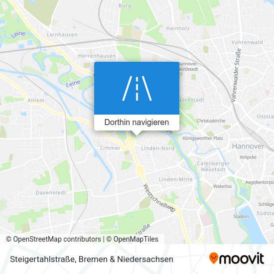 Steigertahlstraße Karte