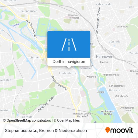 Stephanusstraße Karte